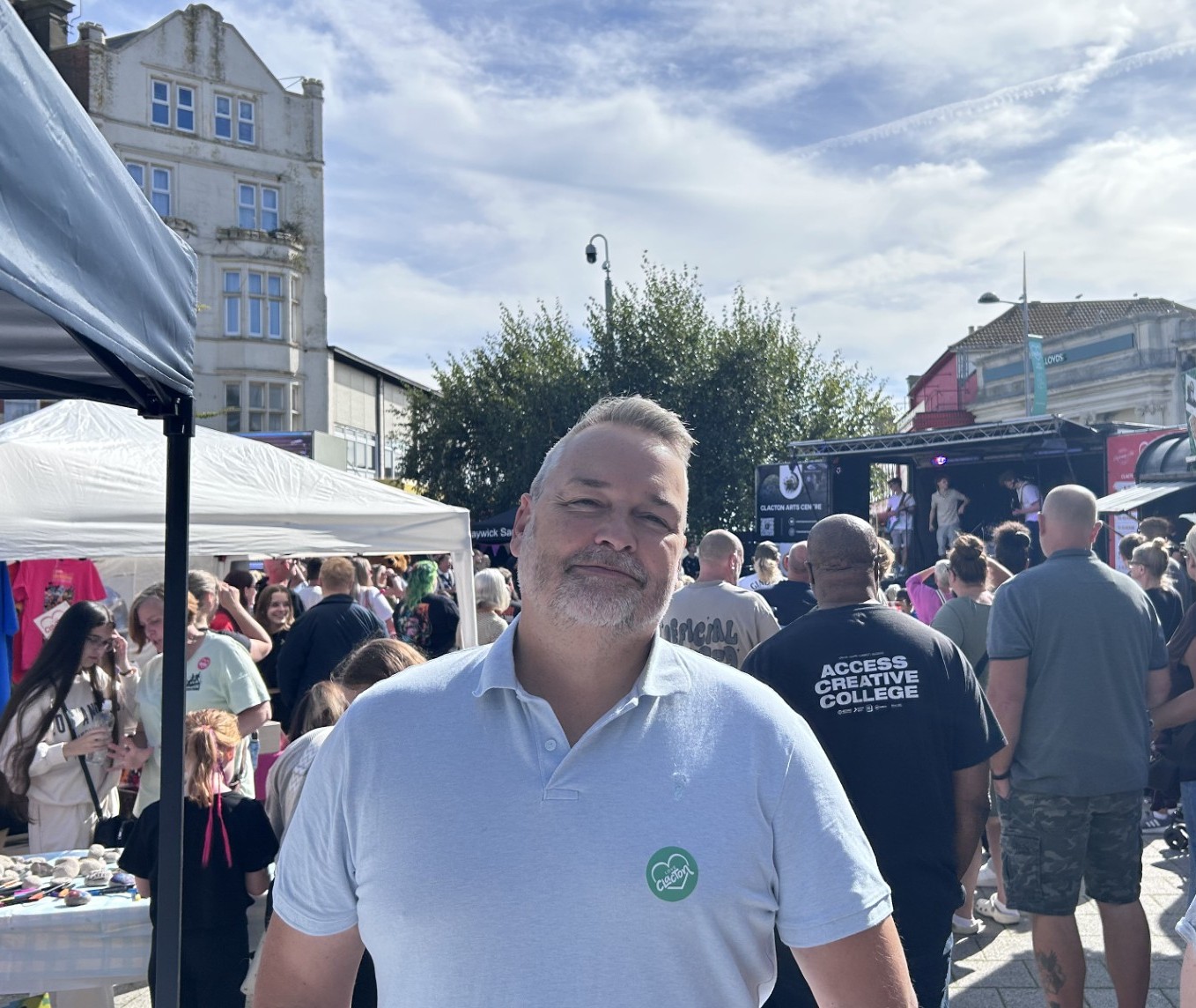 Cllr Mark Stephenson at Love Clacton Day